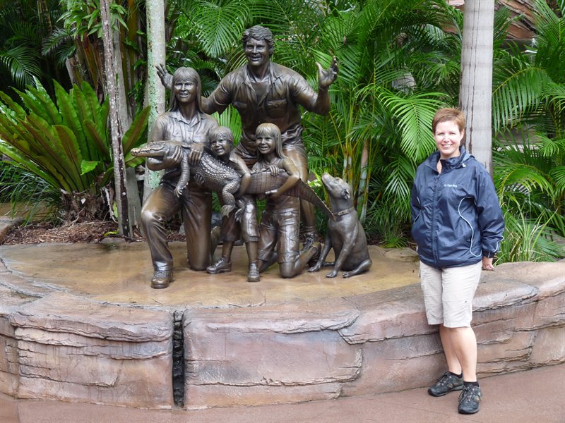 Claire with the Irwin family