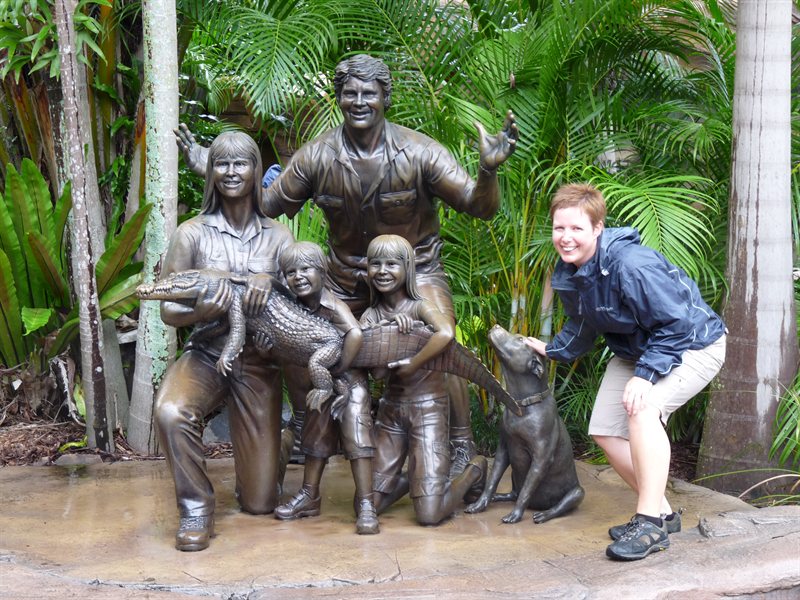 Claire with the Irwin family