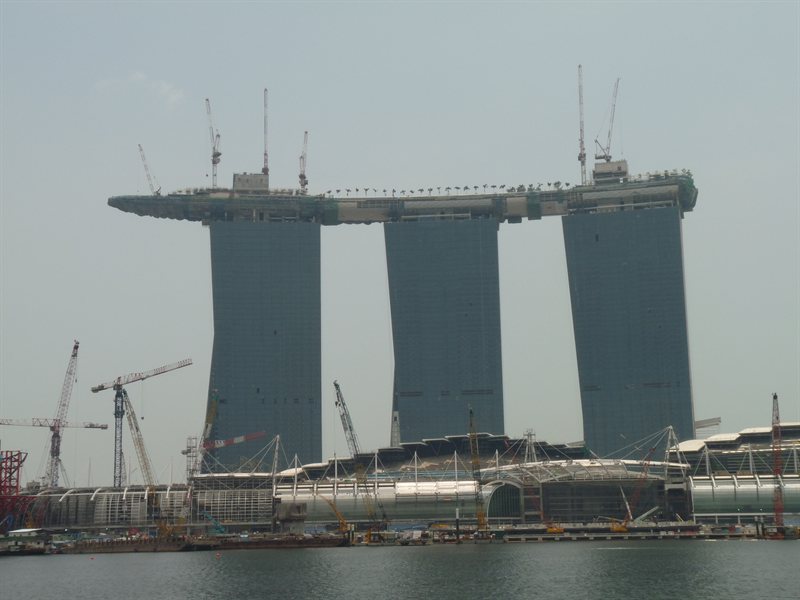 The future Marina Bay Sands resort