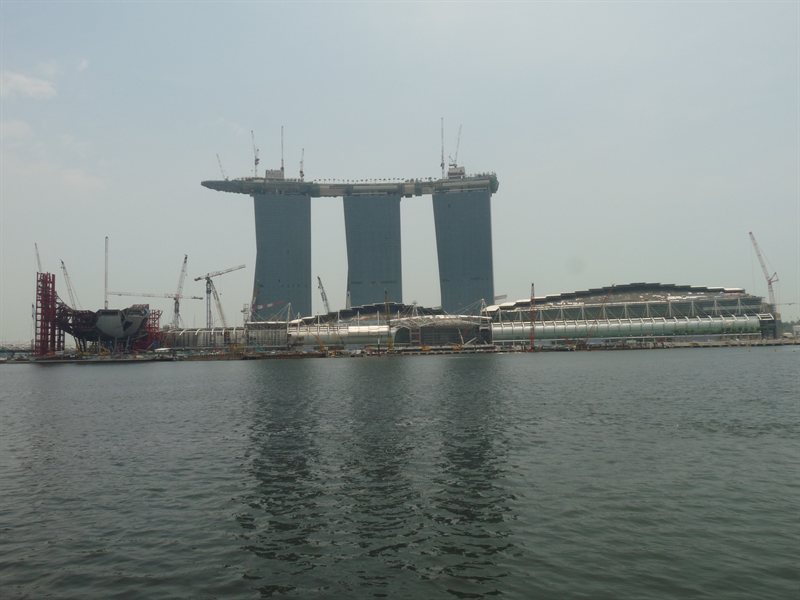 The future Marina Bay Sands resort
