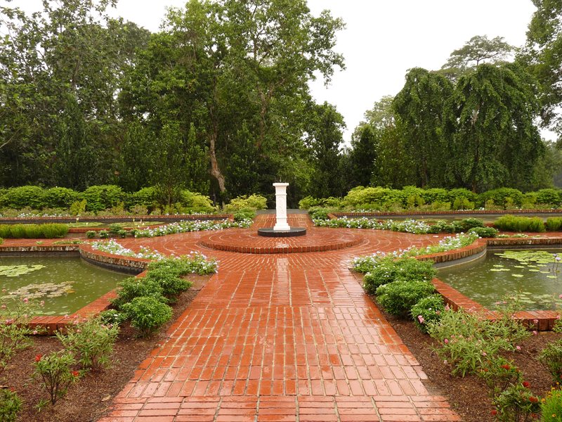 The Sundial Garden at the botanic gardens