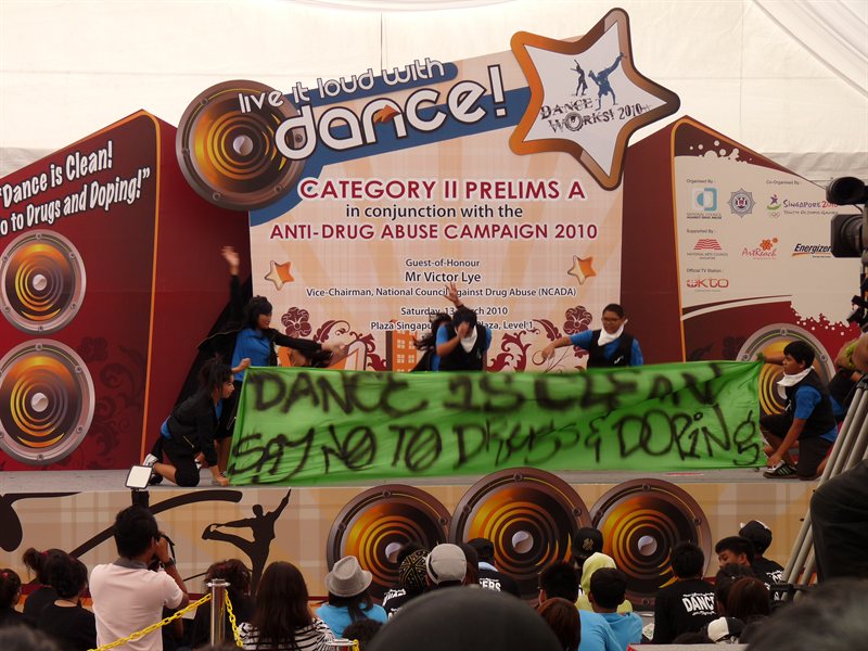 Dance competition in Singapore