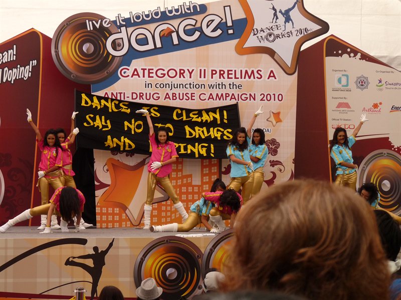 Dance competition in Singapore