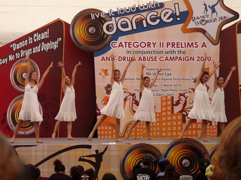 Dance competition in Singapore