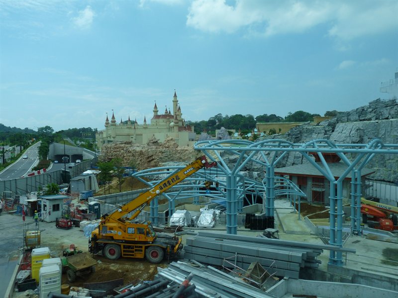 Universal Studios construction work