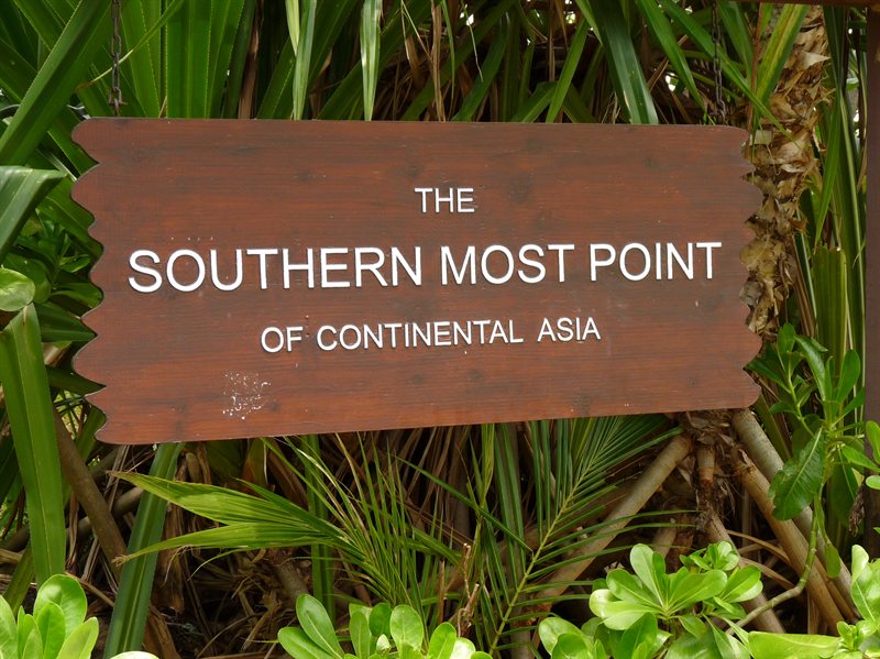 Southern Most Point of Continental Asia