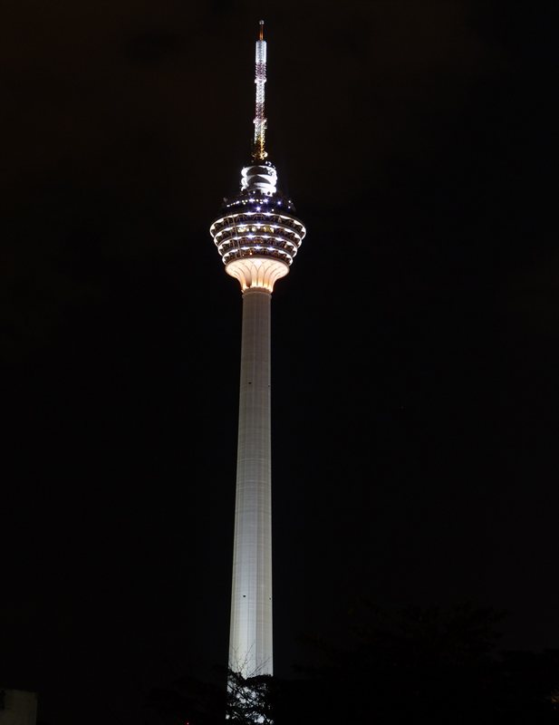 The view of the KL Tower from our room
