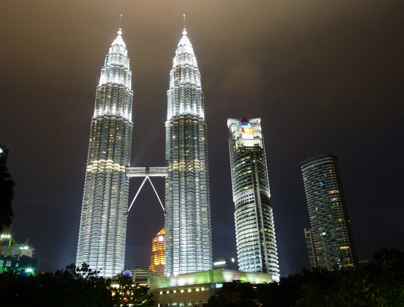 Petronas Towers at night