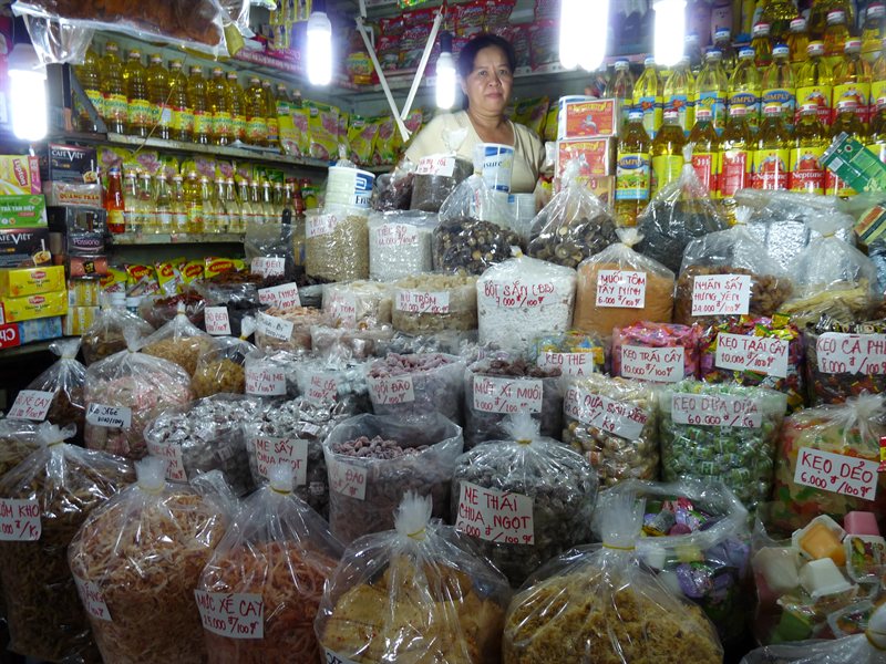 Stall at the market