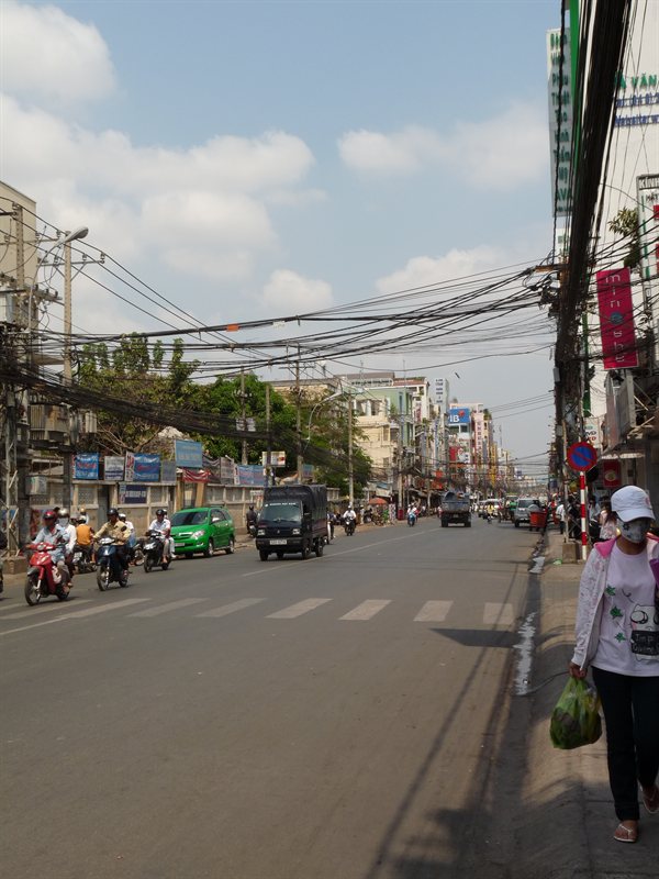 Vietnamese Street in Ho Chi Minh City