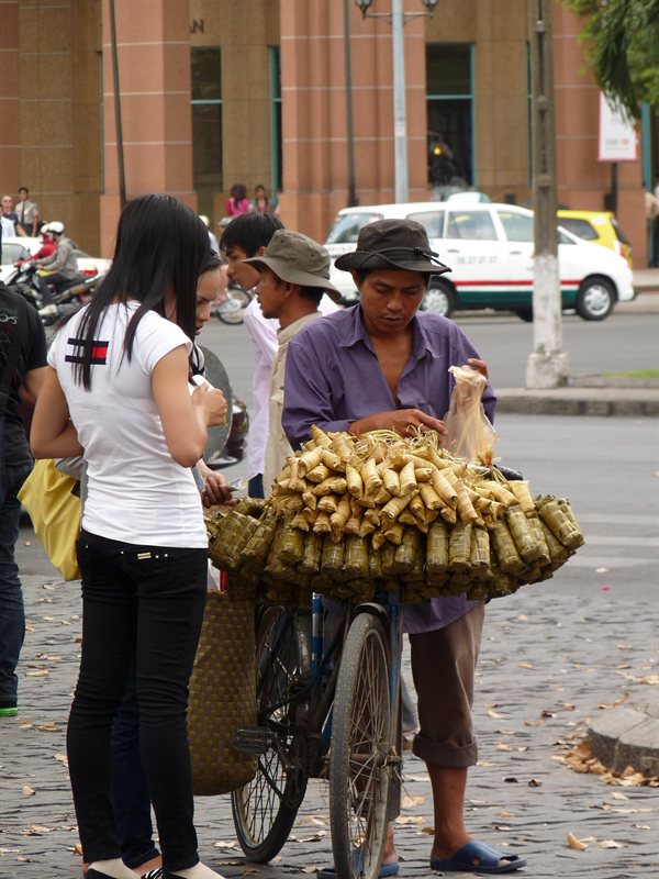 Street seller in Ho Chi Minh