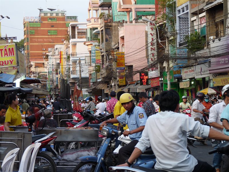 Rush hour in Saigon