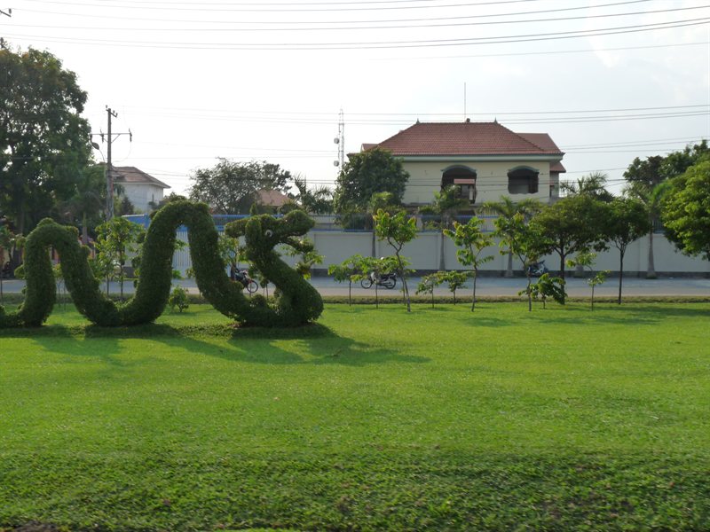Topiary at the roadside