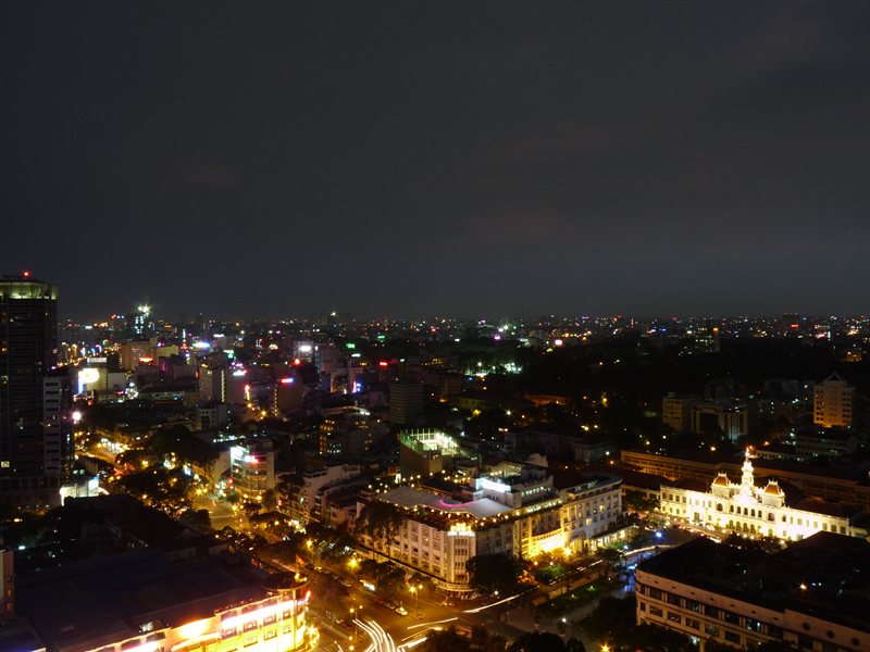 Views from the Sheraton bar over Saigon