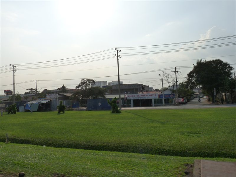 Topiary at the roadside