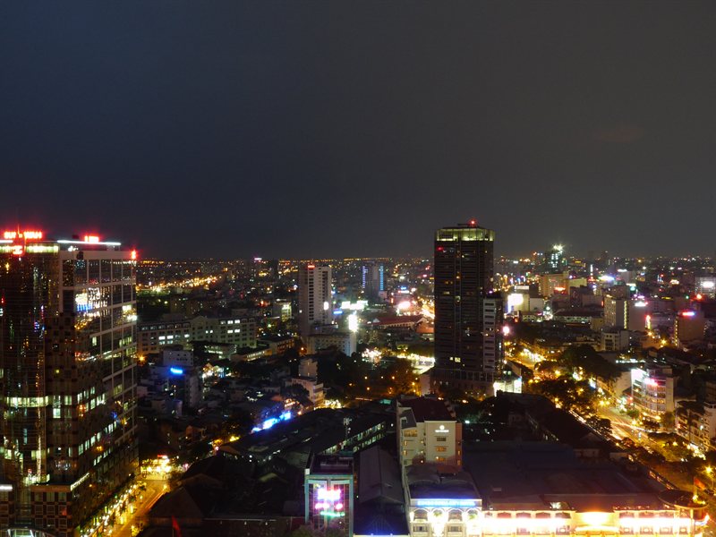 Views from the Sheraton bar over Saigon