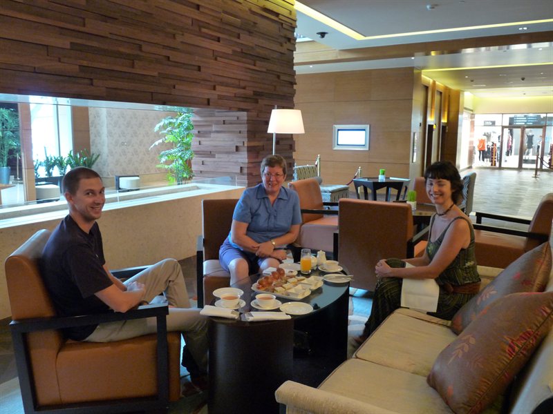 Afternoon tea at the Intercontinental Hotel