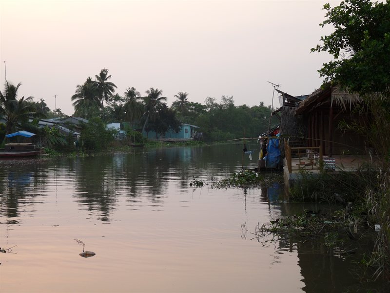 Early morning in the Mekong Delta