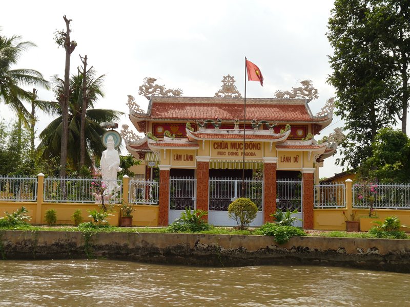 Temple beside the river
