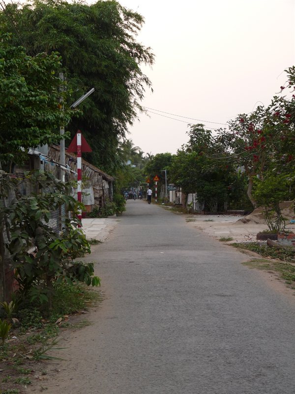 The "main road" beside our homestay