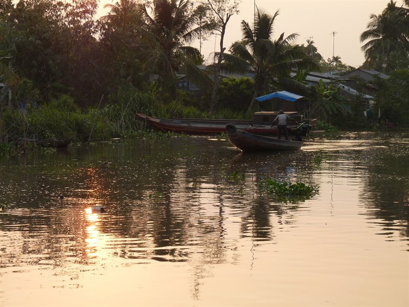 Early morning in the Mekong Delta
