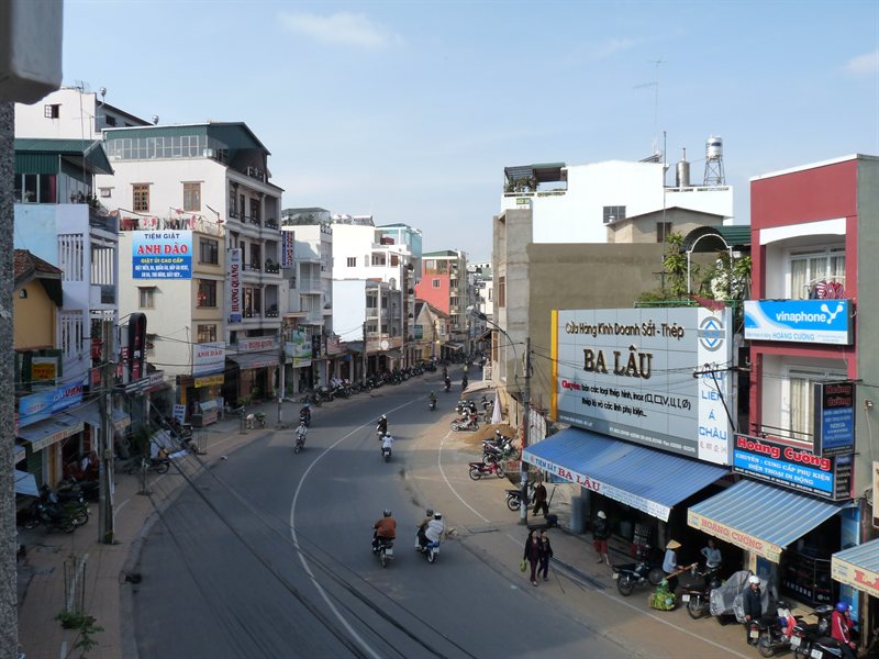 View from our hotel room in Dalat