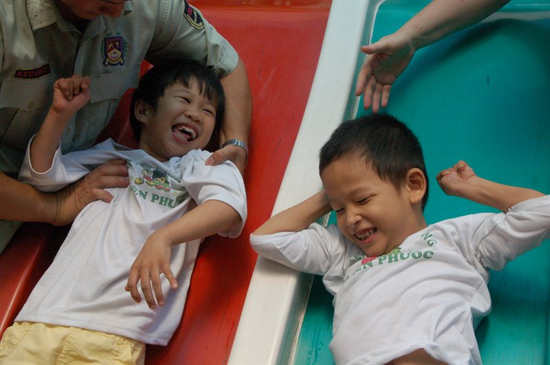 Children from Saigon orphanage