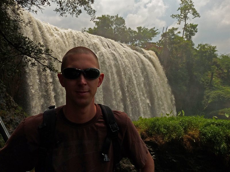 Ed at Elephant falls, Dalat