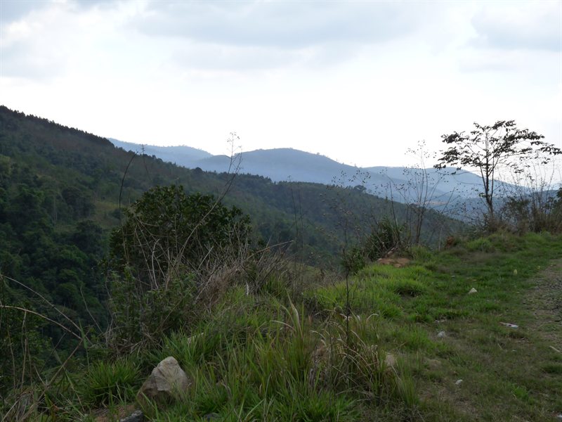 Mountain views outside of Dalat