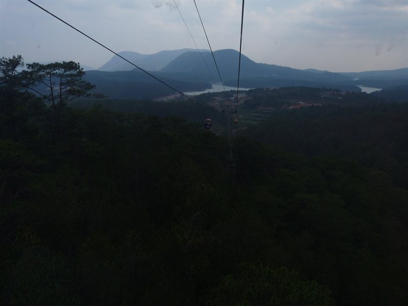 View from the cable car