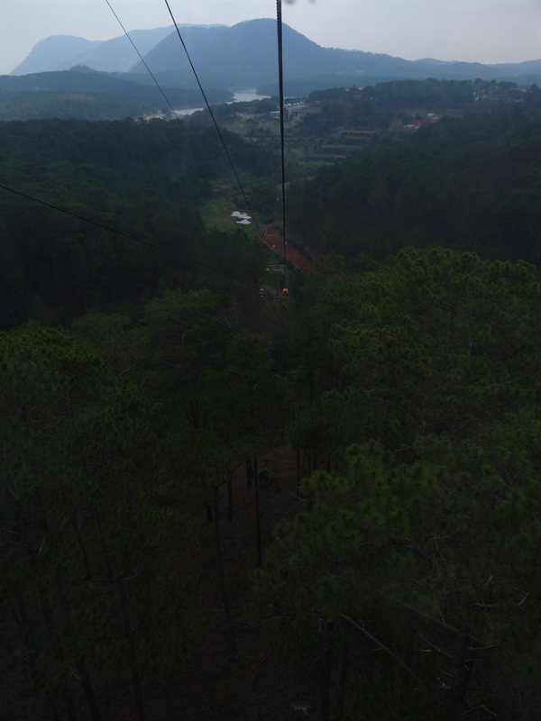View from the cable car