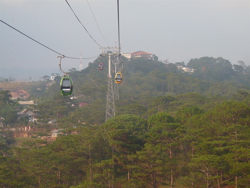 View from the cable car