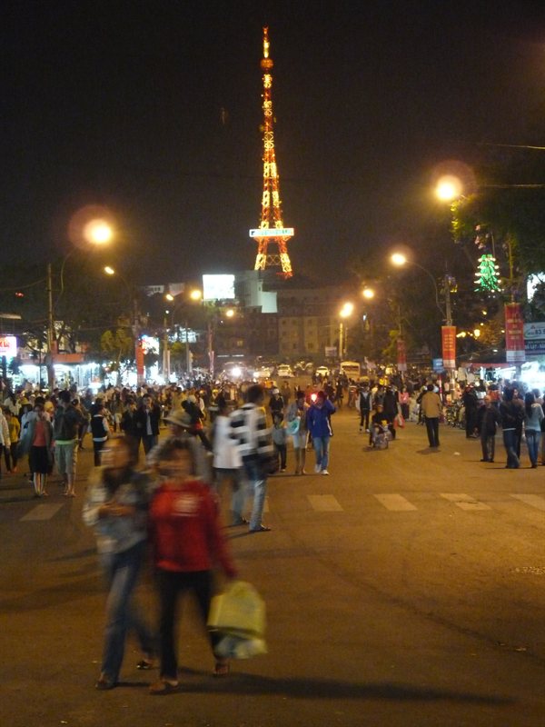 Datal at night on Liberation Day