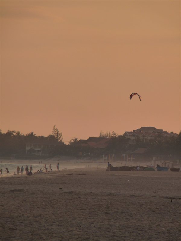 Sunset on Mui Ne beach
