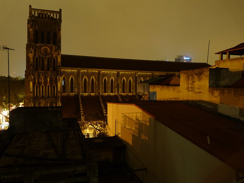 St Joseph's Cathedral from our balcony
