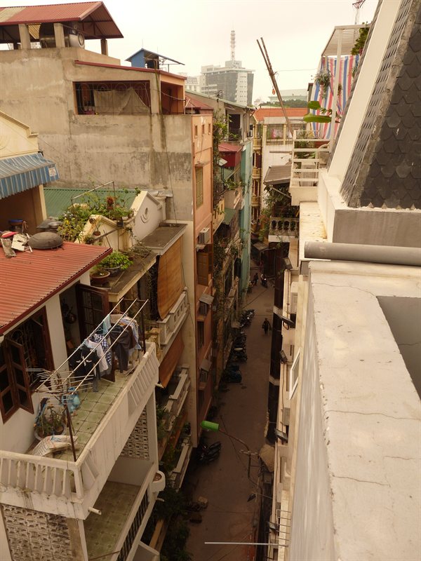 View from our balcony by day