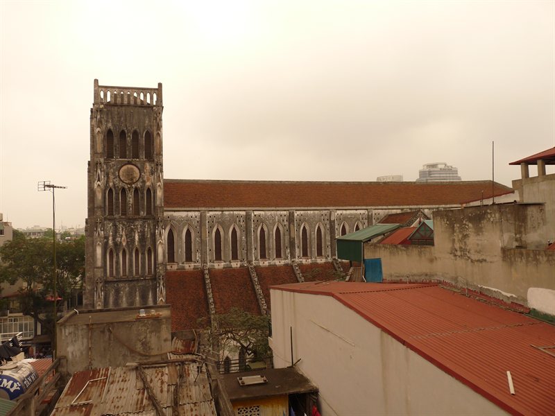 St Joseph's Cathedral from our balcony