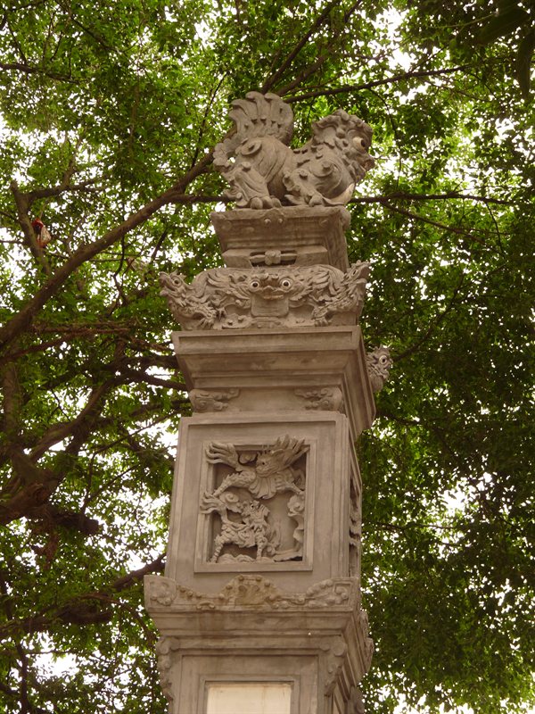 Monuments outside the Temple of Literature