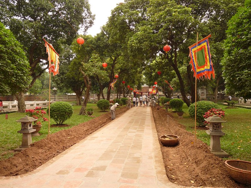 Gardens at the Temple of Literature
