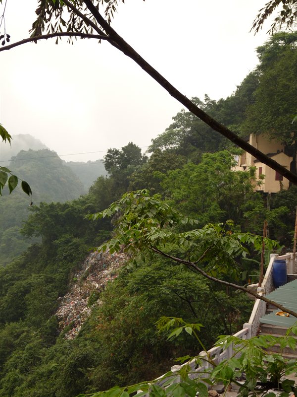 View from the top of the temple complex