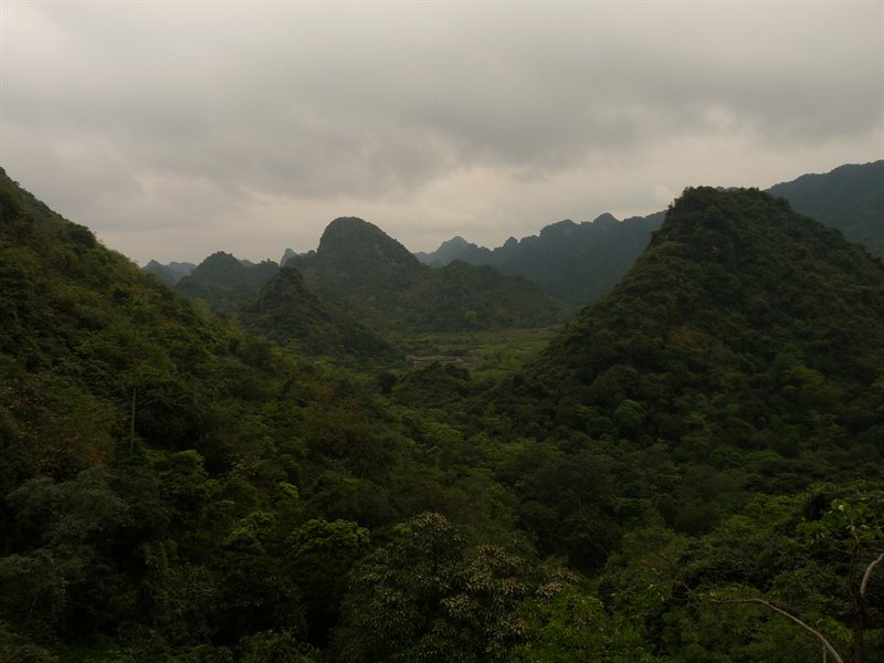 View from the lower cable car station