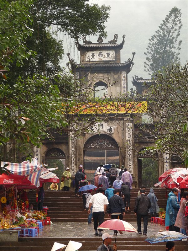 Gateway to one of the temples