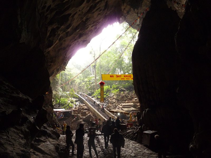 Entrance to the Chua Trong Temple cave