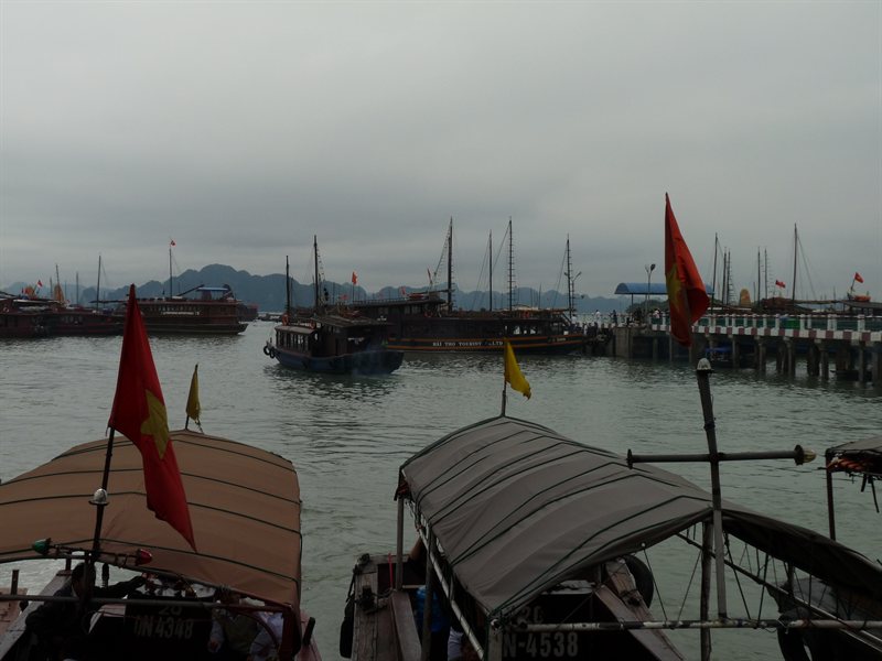Ha Long City tourist harbour