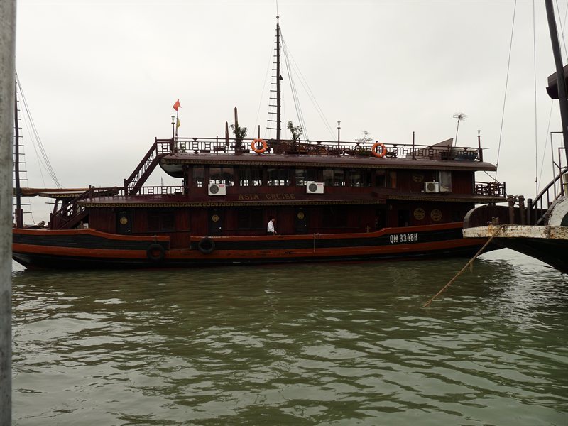 Our boat for the Ha Long Bay tour