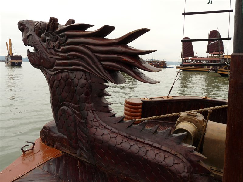 View from the front of the boat