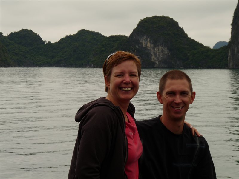Us in Ha Long Bay