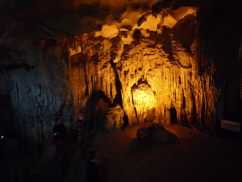 Inside Hang Sung caves