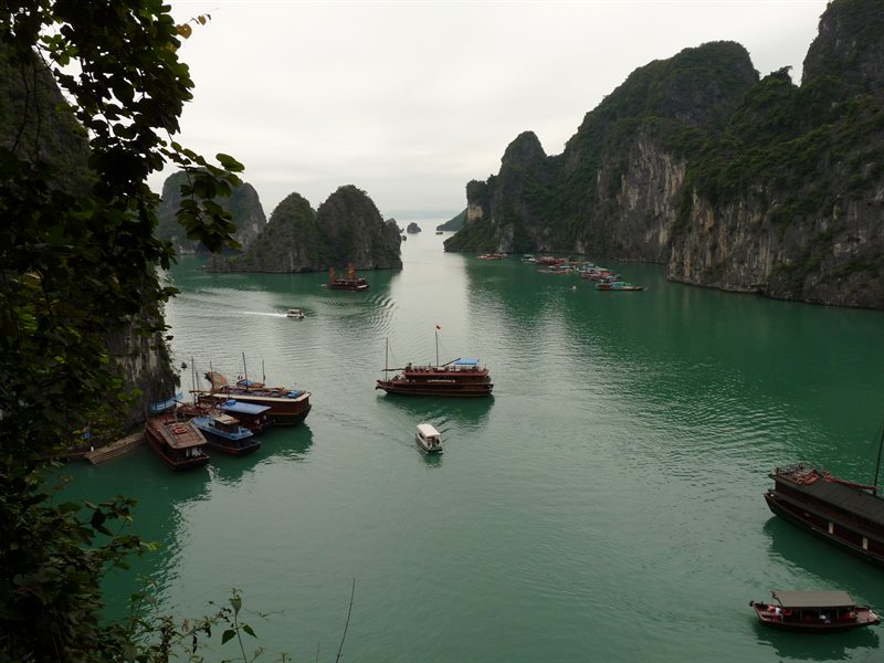 View from Hang Sung cave
