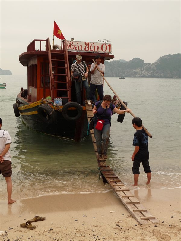 Arriving on Monkey Island Resort